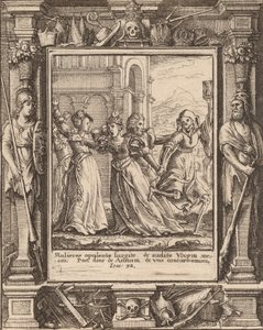 Dronning, 1651. av Wenceslaus Hollar