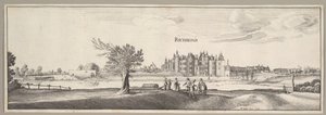 Richmond Palace, 1638. av Wenceslaus Hollar