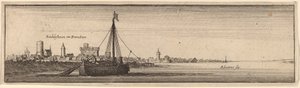 Rudesheim, ca. 16321636. av Wenceslaus Hollar