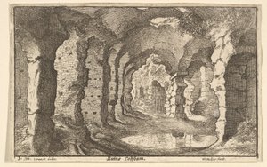 Ruinene av Colosseum, ca. 1650 av Wenceslaus Hollar