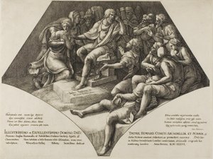 Seleukos og hans sønn av Wenceslaus Hollar