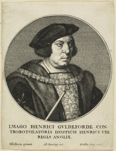 Sir Henry Guildford av Wenceslaus Hollar