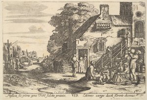 Våren, 1629. av Wenceslaus Hollar