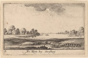 Strasbourg: Bompengehuset av Wenceslaus Hollar