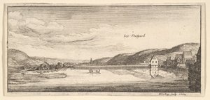 Stuttgart: The Lake, 1663-65. av Wenceslaus Hollar