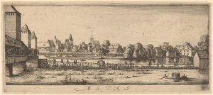 Sommer: Badeplassen av Wenceslaus Hollar