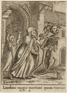 Abbedissen og døden av Wenceslaus Hollar