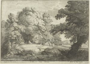 Broen over fossen av Wenceslaus Hollar