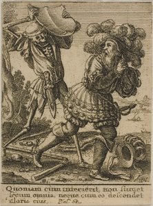 Greven og døden av Wenceslaus Hollar