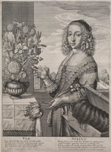 De fire årstidene: Våren av Wenceslaus Hollar