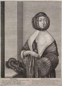 De fire årstidene: Vinter av Wenceslaus Hollar