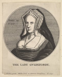 The Lady Guldeforde Mary, Lady Guildford, 1647. av Wenceslaus Hollar