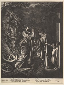 The Mocking of Ceres, 1646. av Wenceslaus Hollar