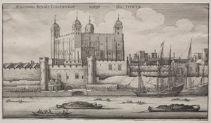 Tower, London. av Wenceslaus Hollar
