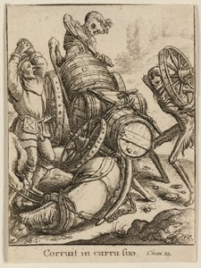 Vognmannen og døden av Wenceslaus Hollar