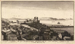 Den nedre indre delen av Tanger av Wenceslaus Hollar