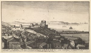 Den nedre indre delen av Tanger, 1673. av Wenceslaus Hollar