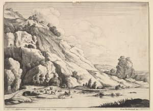 Steinbroen, 1649. av Wenceslaus Hollar
