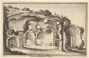 Thermaru of Diocletian Ruina Baths of Diocletian, 1651 av Wenceslaus Hollar