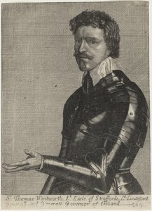 Thomas Wentworth, 1. jarl av Strafford av Wenceslaus Hollar