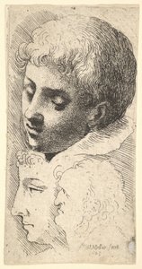 Tre hoder, 1645. av Wenceslaus Hollar
