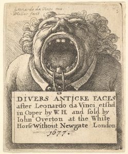 Tittelside, Divers Anticke Faces, 1677. av Wenceslaus Hollar