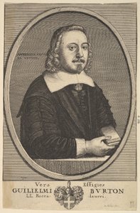 Vera Effigies Guilielmi Burton L.L. Baccalaureate, 1657-58. av Wenceslaus Hollar