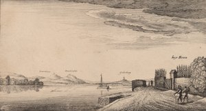 Utsikt over Lewenberg. av Wenceslaus Hollar