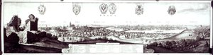 Utsikt over Praha, 1649 av Wenceslaus Hollar