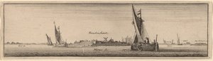Utsikt over Shenckenschantz, 1647. av Wenceslaus Hollar