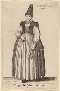 Jomfru av Basel av Wenceslaus Hollar