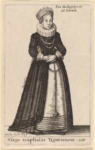 Bryllupsjomfruen fra Tiguri av Wenceslaus Hollar