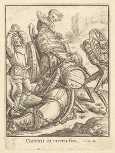 Waggoner, fra dødsdansen, 1651. av Wenceslaus Hollar