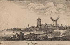 Wesel, 1635. av Wenceslaus Hollar