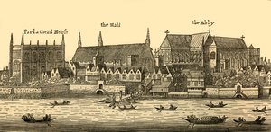 Westminster i 1640, 1881. av Wenceslaus Hollar