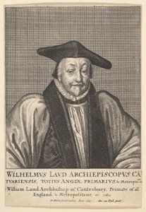 William Laud, erkebiskop av Canterbury, 1641. av Wenceslaus Hollar