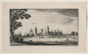 Windsor Castle fra sørøst, 1644. av Wenceslaus Hollar
