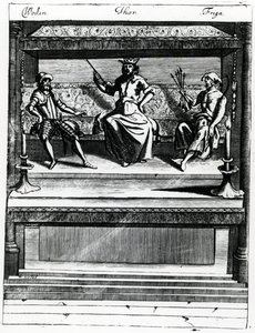 Woden, Thor og Friga av Wenceslaus Hollar