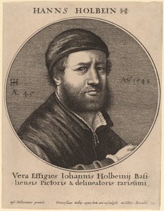 Hans Holbein den yngre av Wenceslaus Hollar after Hans Holbein the Younger