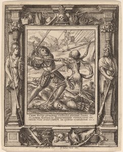 Ridder av Wenceslaus Hollar after Hans Holbein the Younger after Abraham van Diepenbeeck