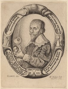 John Banfi Huniades av Wenceslaus Hollar after Jacob Peter Gowy