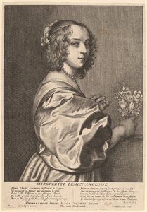 Margaret Lemon av Wenceslaus Hollar after Sir Anthony van Dyck