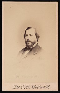 Portrett av Dr. Charles Mayer Wetherill 1825-1871, 1864. av Wenderoth and Taylor