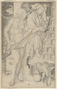 Drømmen om legen av Wenzel von Olmutz, after Albrecht Dürer