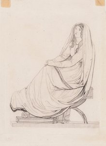 Sittende kvinne av Werner Holmberg