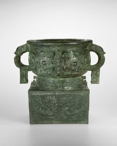 Kornkar av Western Zhou Dynasty Chinese School