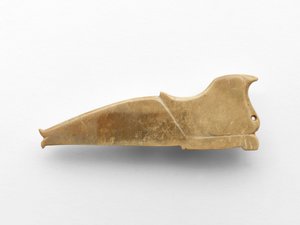 Anheng i form av en fugl, ca. 1050-c. 950 f.Kr. (jade)