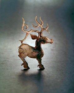Stag av Western Zhou Dynasty Chinese School