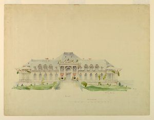 Forhøyde av Newport Country Club, Harrison Avenue, Newport, Rhode Island