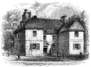 William Penns House, Philadelphia, Pennsylvania, sent på 1600-tallet - begynnelsen av 1700-tallet c1880